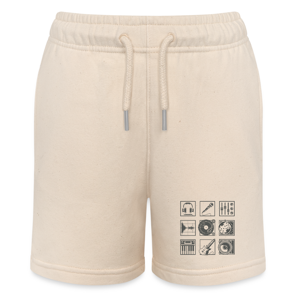 Stanley/Stella teenager bio-joggingshorts MINI BOLTER - witgrijs