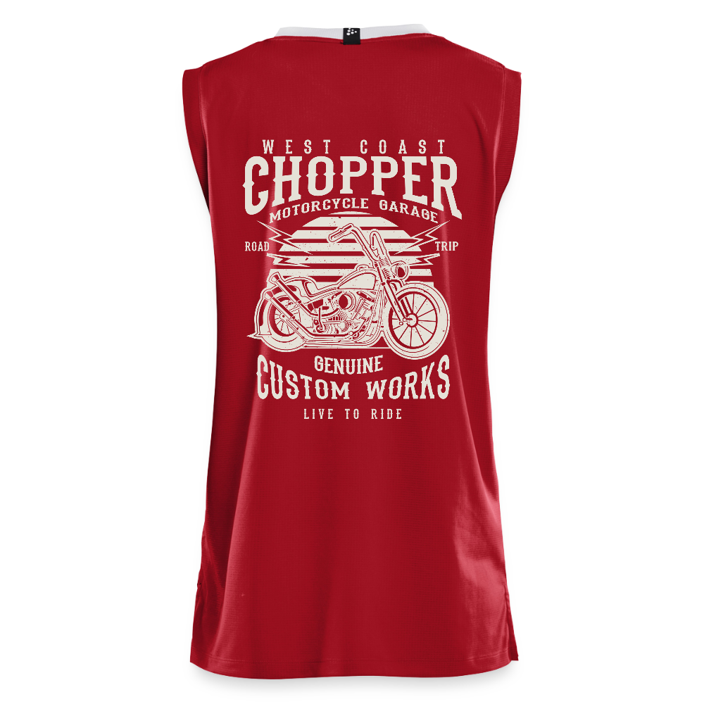 CRAFT Progress vrouwen basketbalshirt - donkerrood