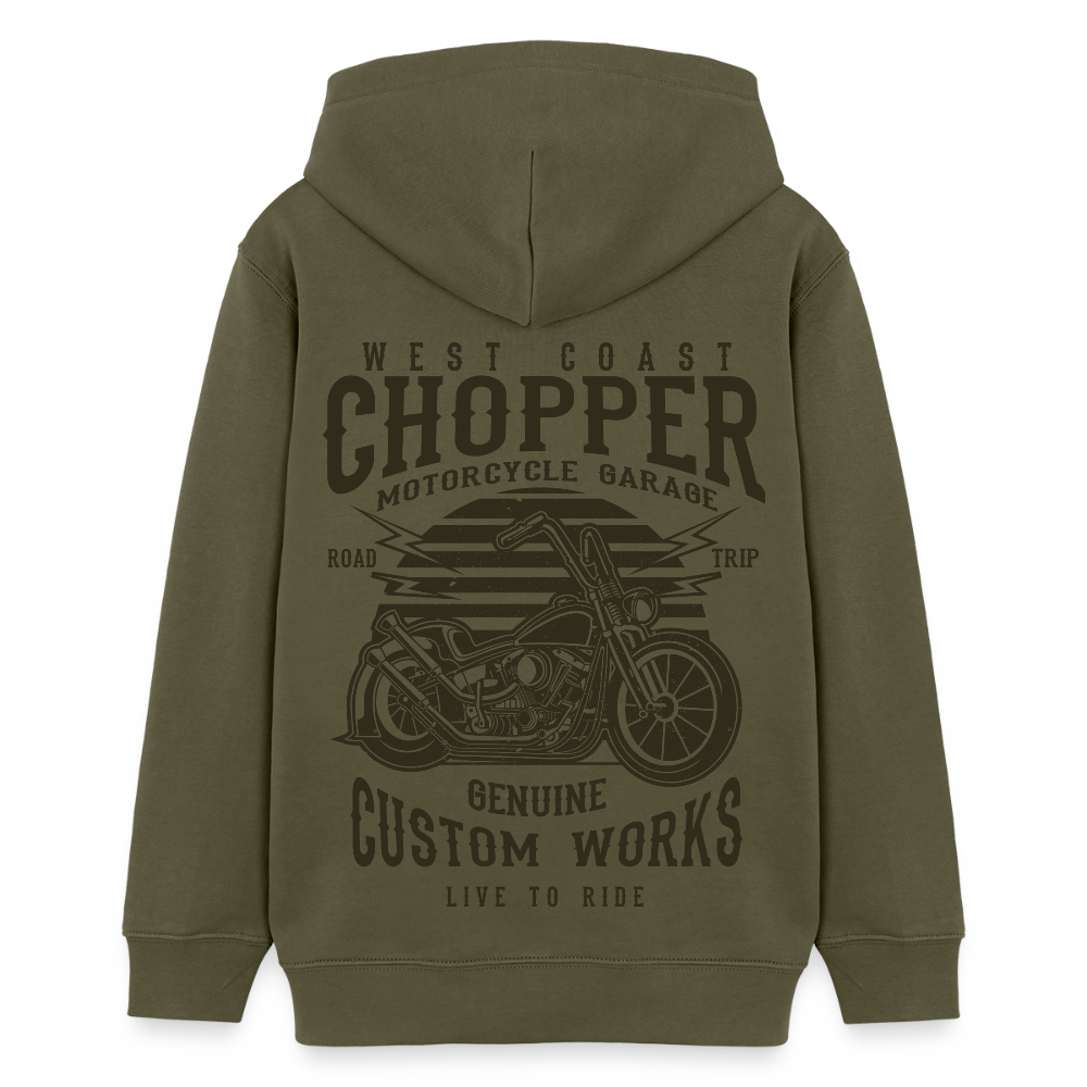 Stanley/Stella Tiener bio-hoodie Mini Cruiser - kaki