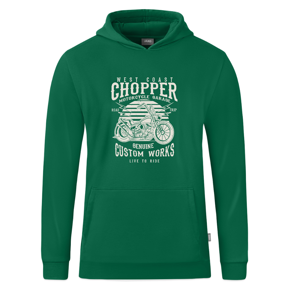 JAKO Teenager hoodie Organic - kelly groen