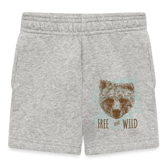 Baby shorts - grijs gemêleerd