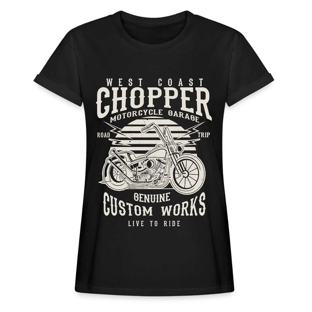 Vrouwen oversize T-shirt - zwart