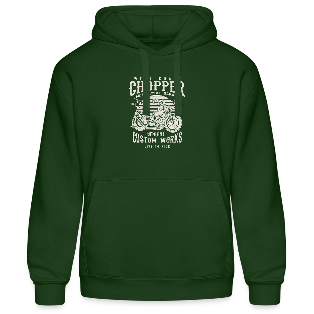 Mannenhoodie van Russell - bottlegreen