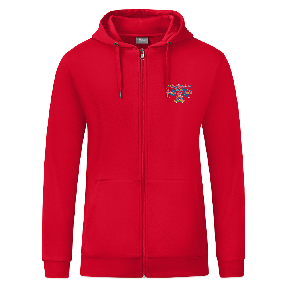 JAKO Ziphoodie Organic - rood