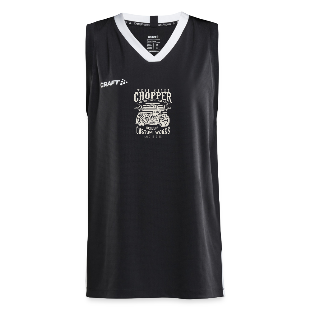 CRAFT Progress teenager basketbalshirt - zwart