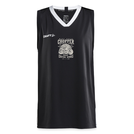 CRAFT Progress teenager basketbalshirt - zwart