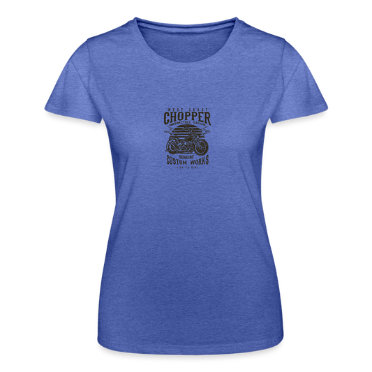 Vrouwen T-shirt van Fruit of the Loom - blauw gemêleerd
