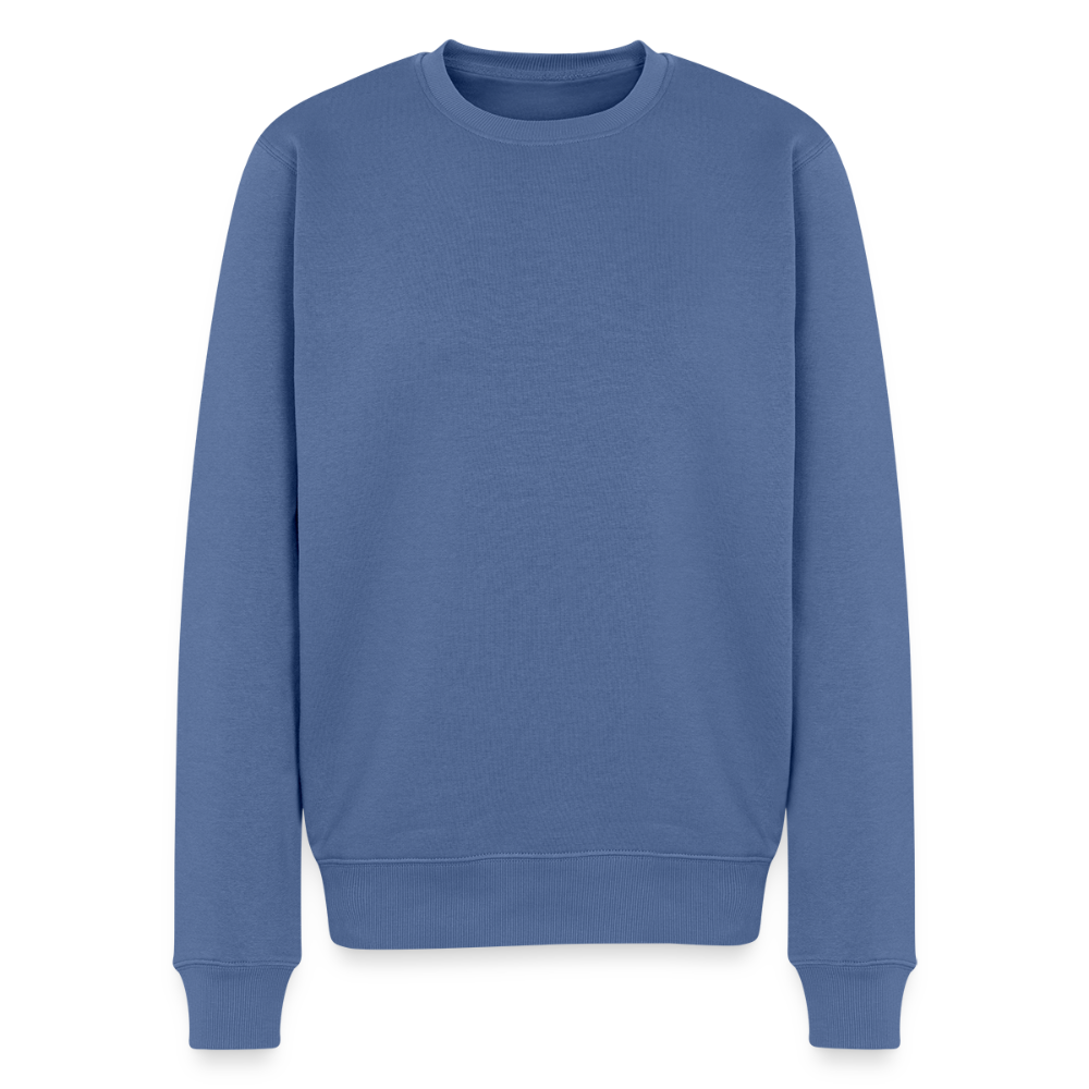 Mannen premium sweater - duifblauw