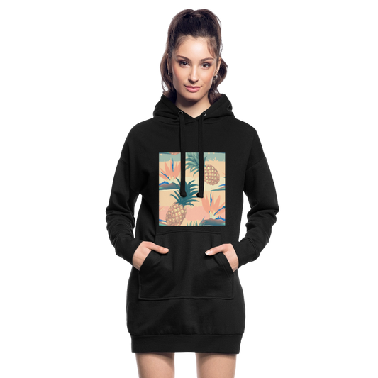 Hoodiejurk - zwart