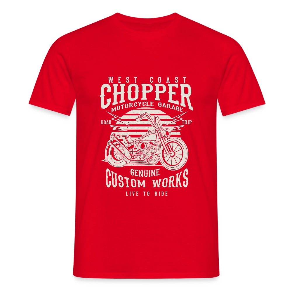 Mannen T-shirt - rood