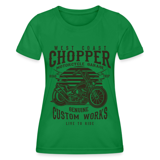 Functioneel T-shirt voor vrouwen - kelly groen