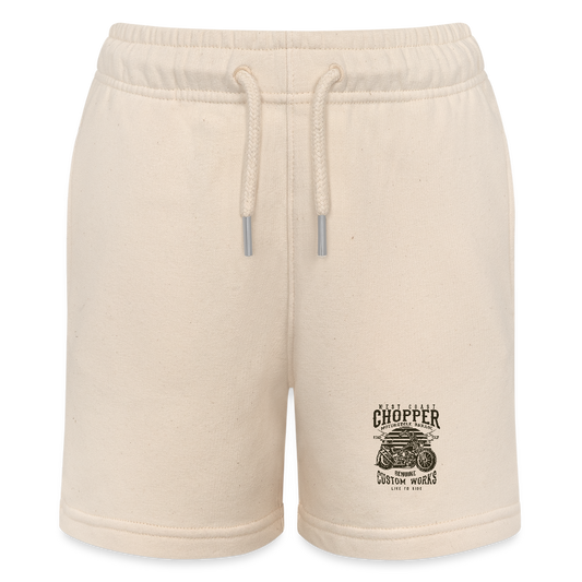 Stanley/Stella teenager bio-joggingshorts MINI BOLTER - witgrijs