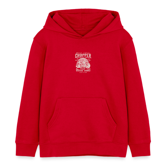 Stanley/Stella Kinder-bio-hoodie Mini Cruiser - rood