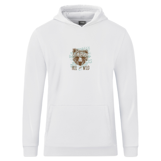 JAKO Kinderhoodie Organic - wit