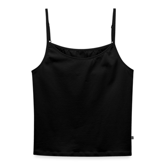 Vrouwen spaghetti-tanktop - zwart