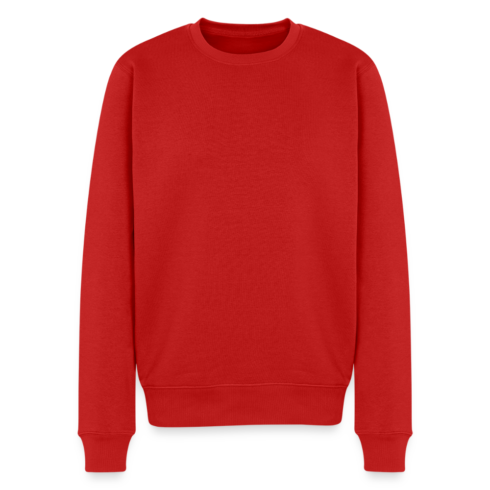 Mannen premium sweater - rood