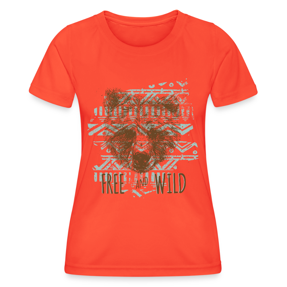 Functioneel T-shirt voor vrouwen - grenadine