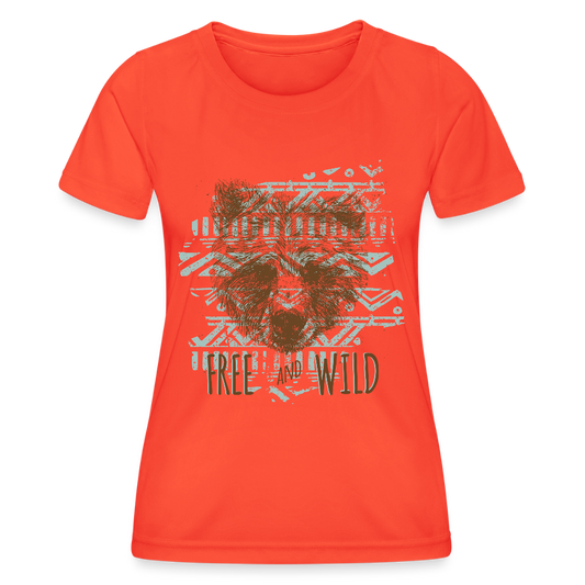 Functioneel T-shirt voor vrouwen - grenadine