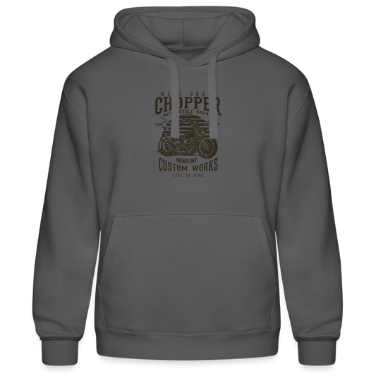 Mannenhoodie van Russell - grijs