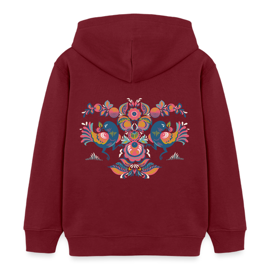 Stanley/Stella Kinder-bio-hoodie Mini Cruiser - bourgognerood