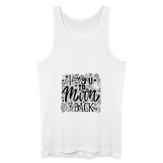 Mannen bio tanktop - wit