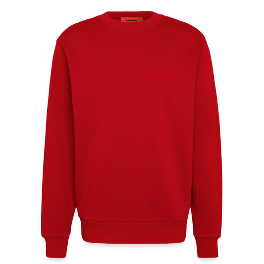 Organic relaxed crewneck made in EU - rood