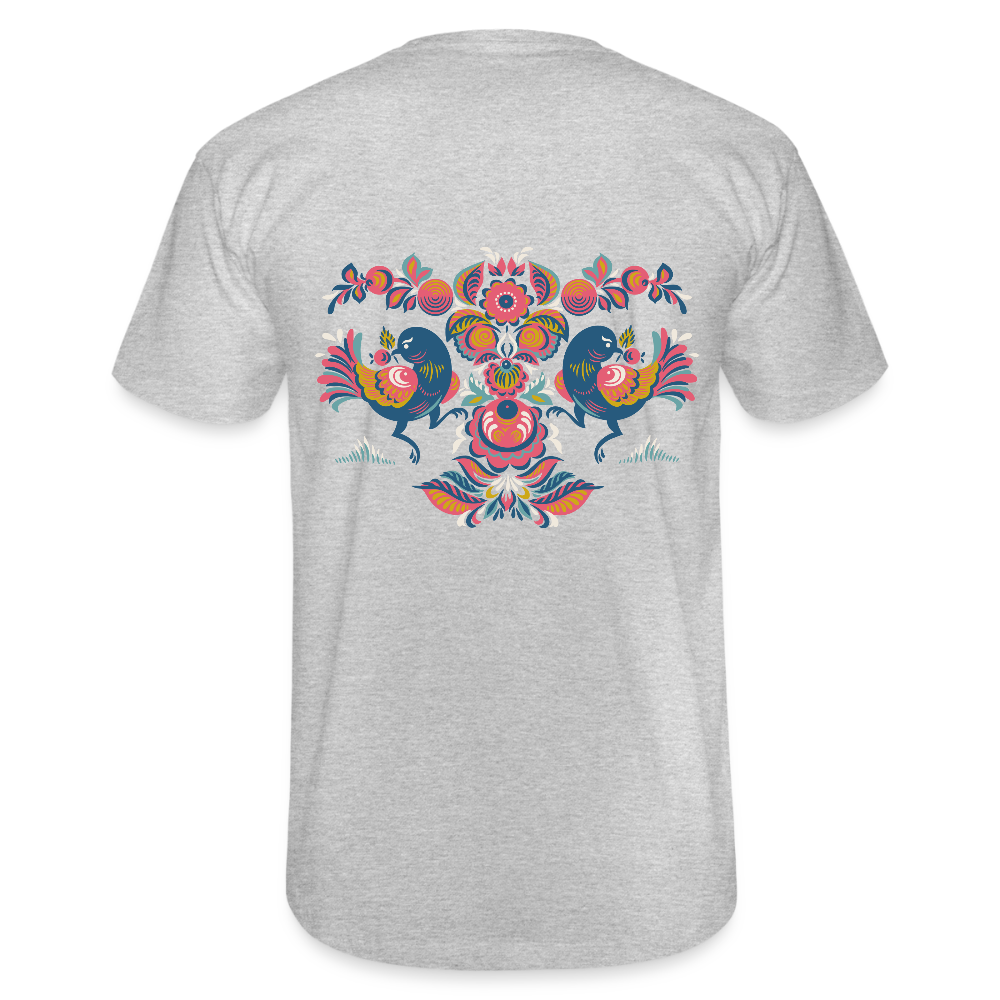 Mannen T-shirt van Fruit of the Loom - grijs gemêleerd