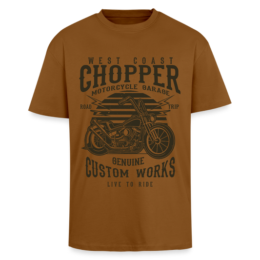 Dik oversized T-shirt - toffee