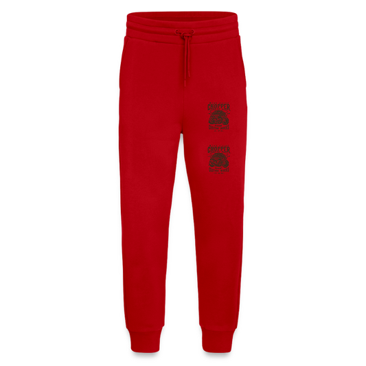 Organic relaxed joggingbroek made in EU - rood