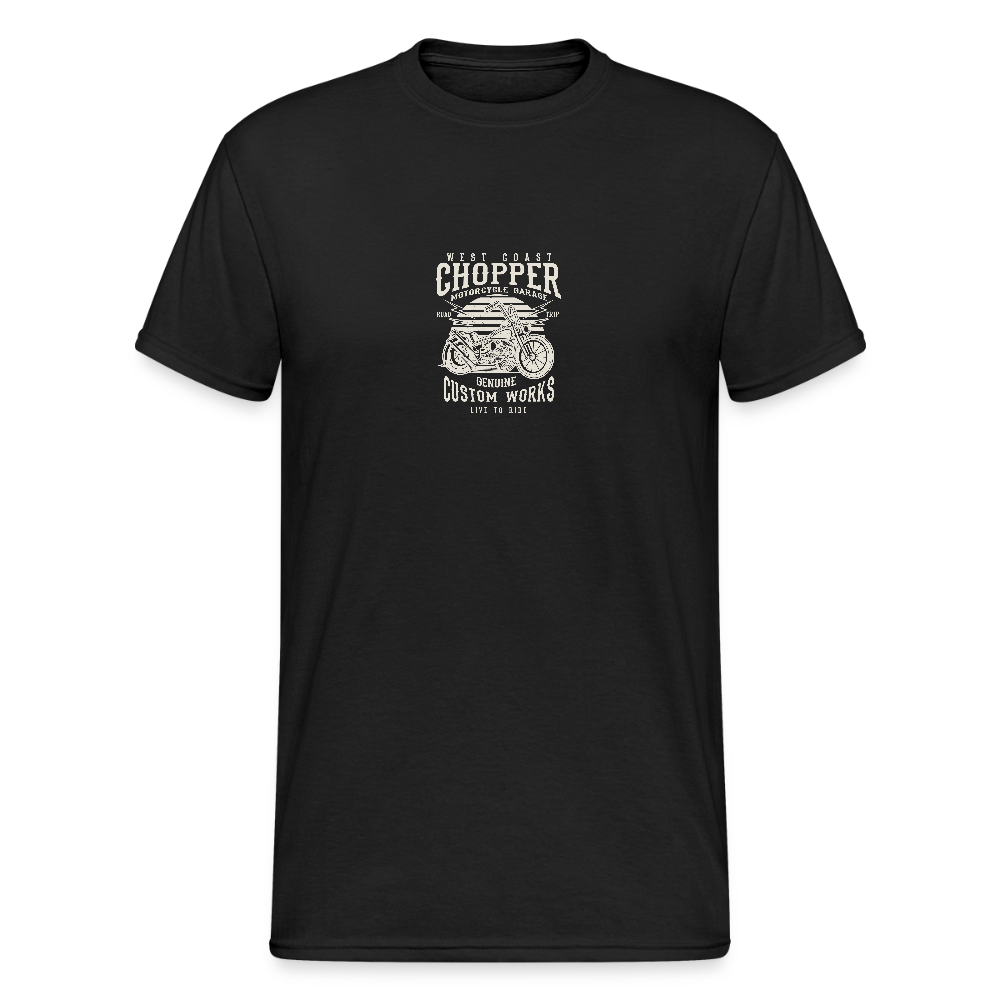 Mannen Gildan Heavy T-shirt - zwart