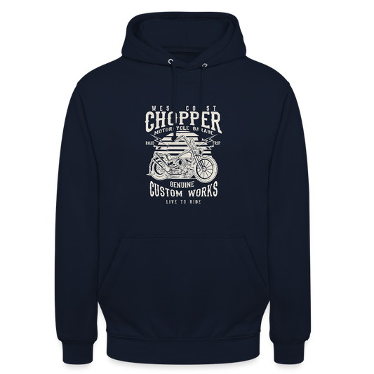 Hoodie unisex - navy