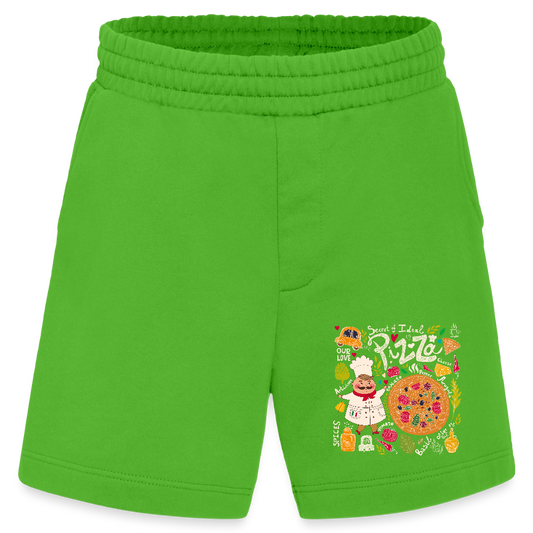 Heavyweight organic shorts made in EU - Apple Neon