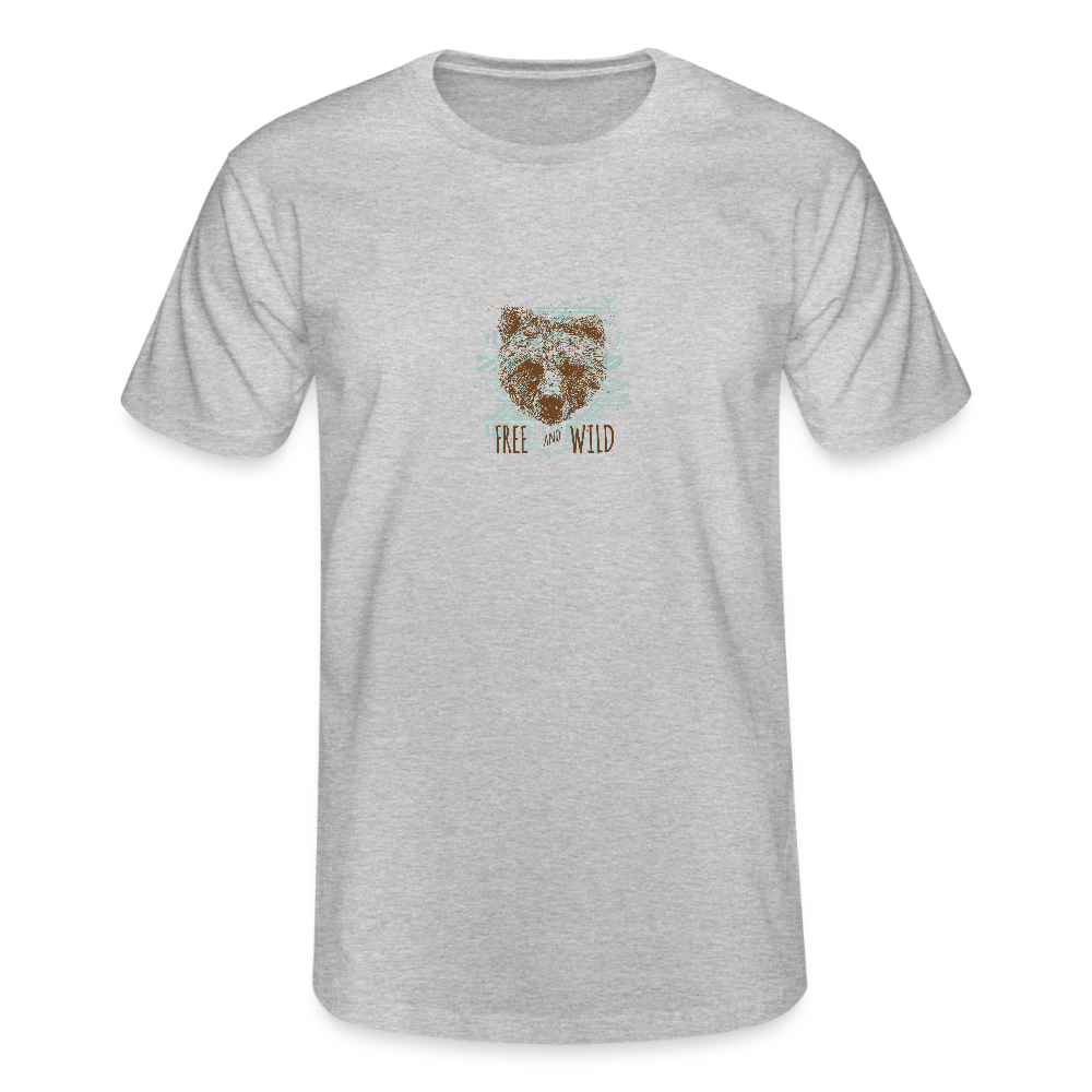 Mannen T-shirt van Fruit of the Loom - grijs gemêleerd