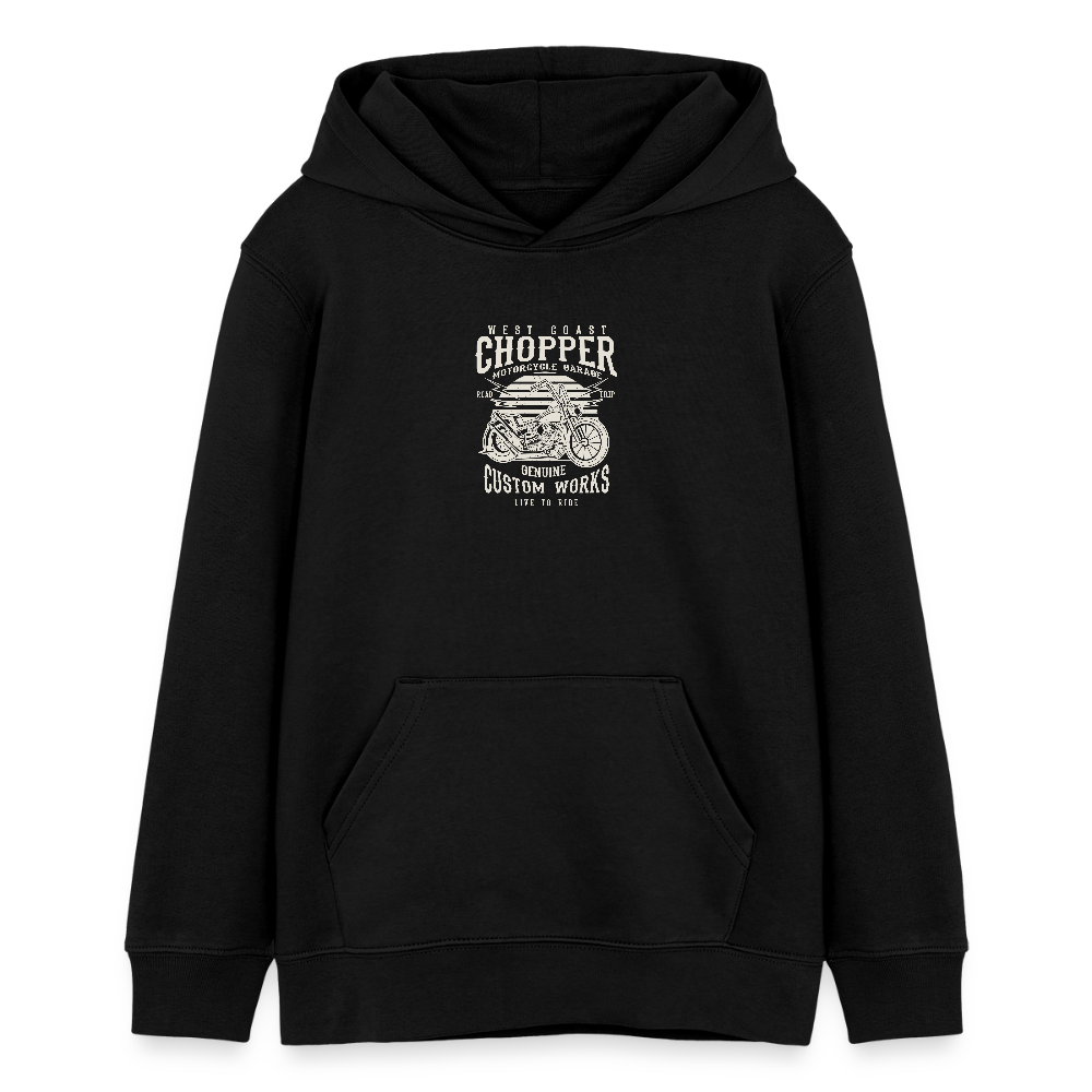 Stanley/Stella Tiener bio-hoodie Mini Cruiser - zwart
