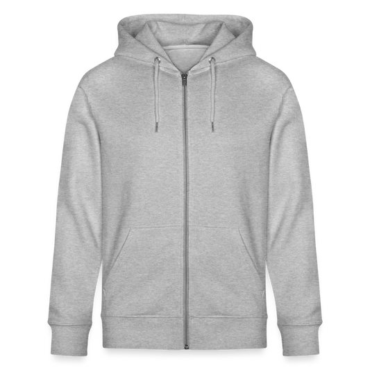 Stanley/Stella Uniseks bio-ziphoodie CULTIVATOR - grijs gemêleerd