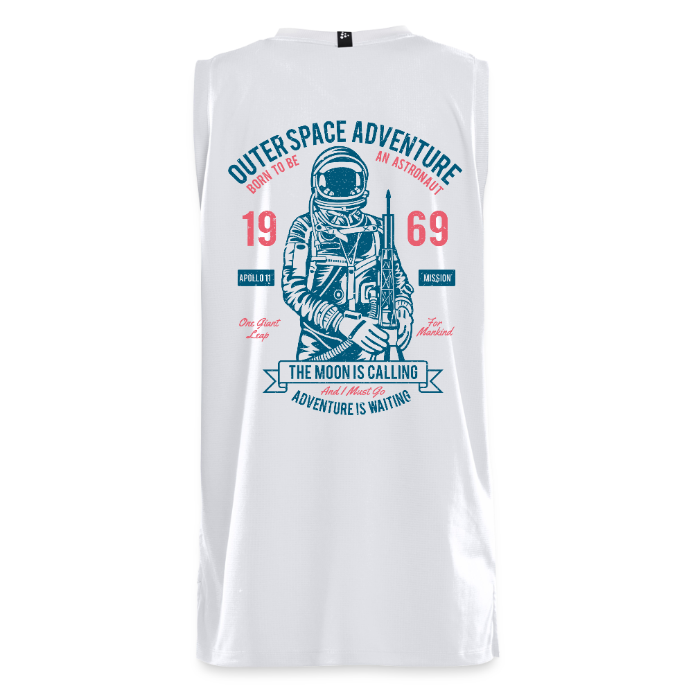 CRAFT Progress teenager basketbalshirt - wit