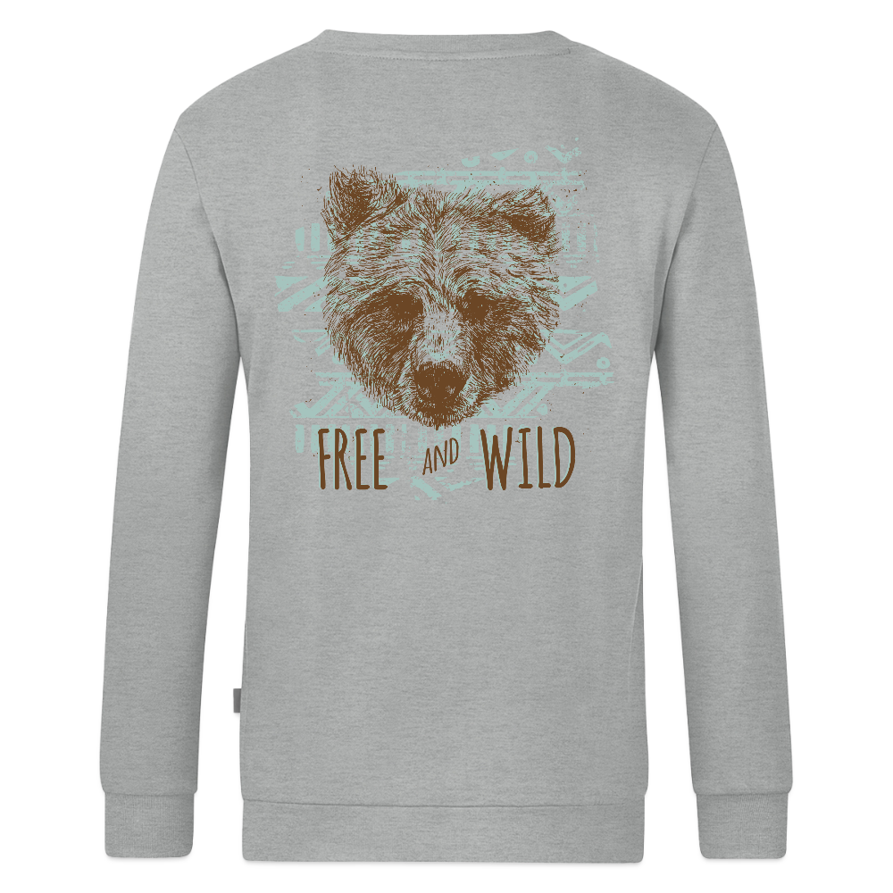 JAKO Sweatshirt Organic - grijs gemêleerd