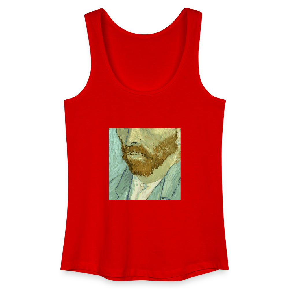 Vrouwen bio tanktop - rood