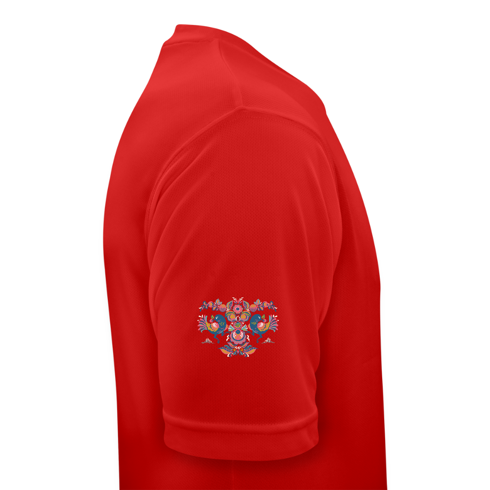 Mannen T-shirt ademend actief - rood
