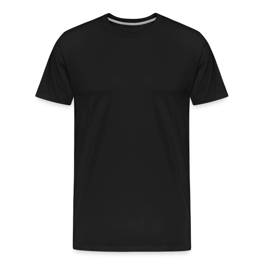 Mannen premium biologisch T-shirt - zwart