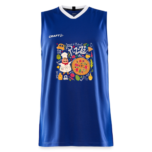 CRAFT Progress kinder-basketbalshirt - koningsblauw
