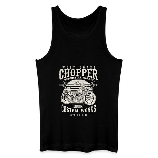Mannen bio tanktop - zwart