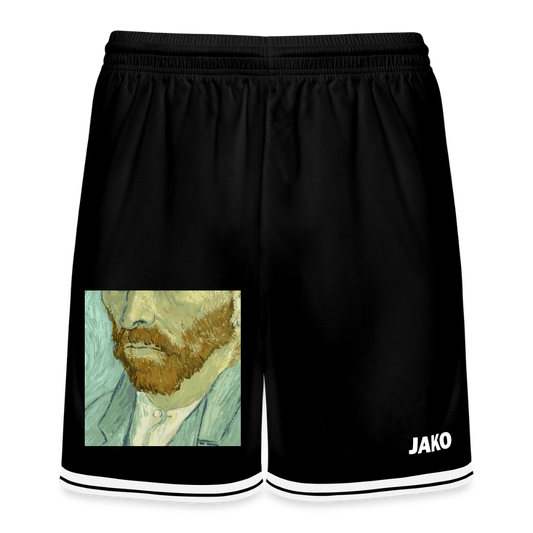 JAKO basketbalshort Center 2.0 - zwart/wit