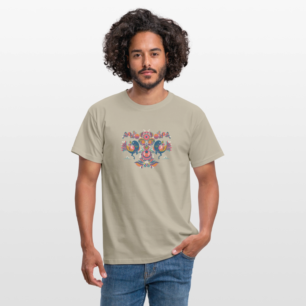 Mannen T-shirt - zandbeige