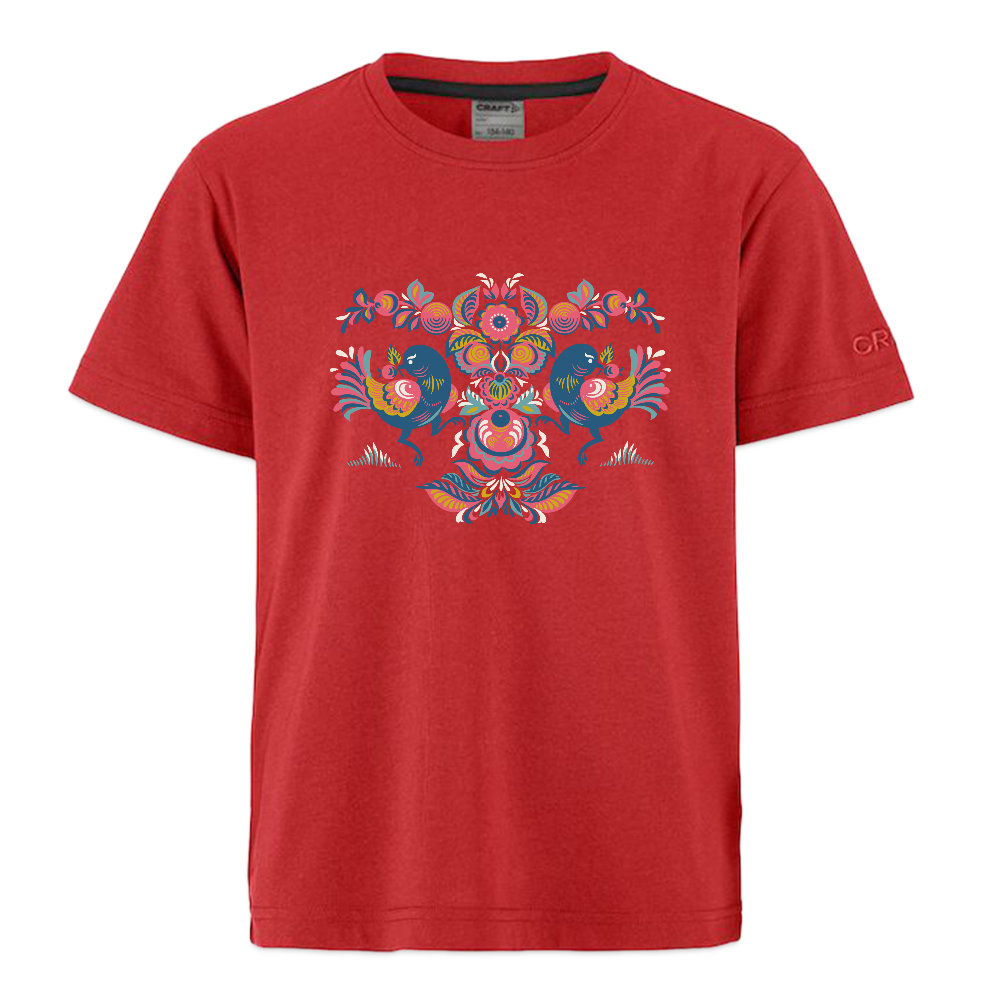 CRAFT Community 2.0 tieners T-shirt - rood
