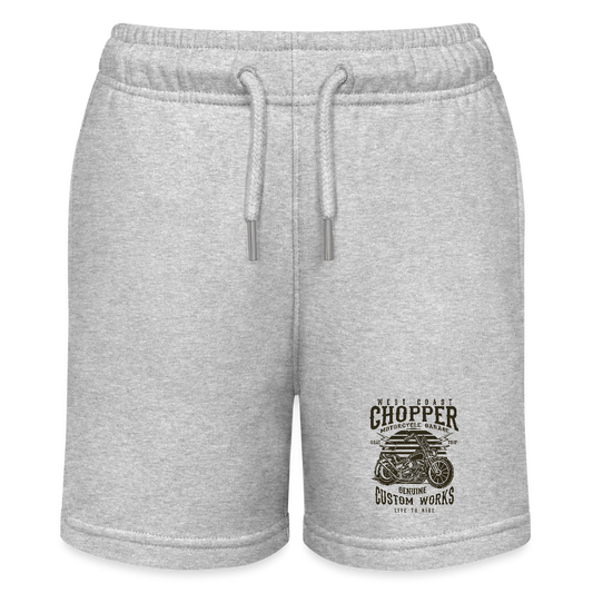 Stanley/Stella teenager bio-joggingshorts MINI BOLTER - grijs gemêleerd