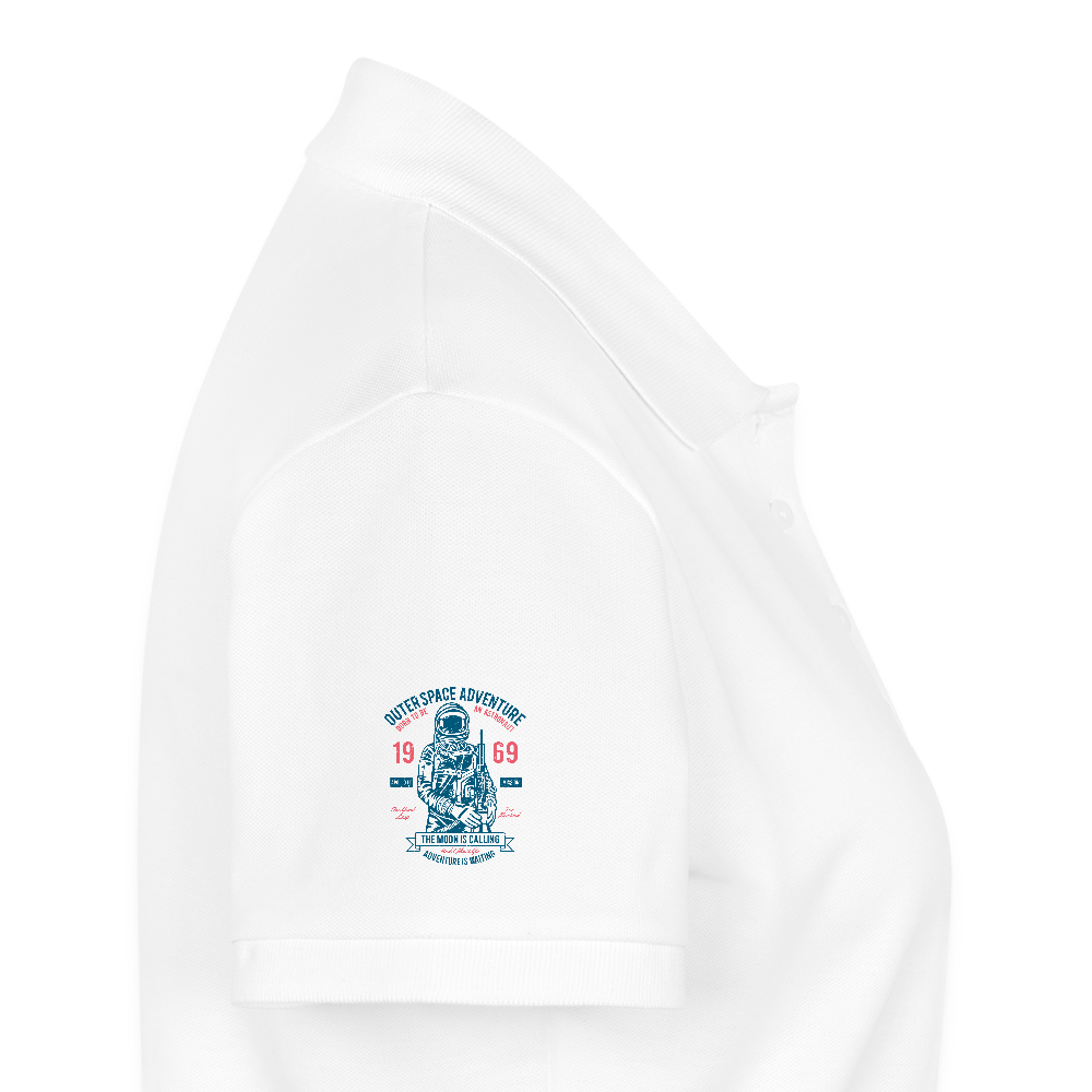 Vrouwen Premium Bio Poloshirt - wit