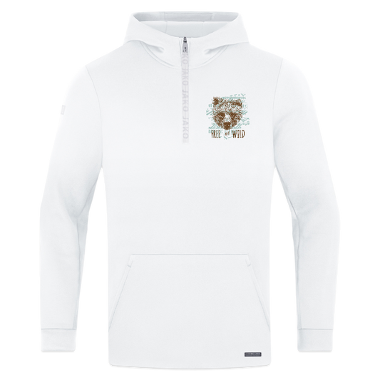 JAKO Ziphoodie Pro Casual - wit