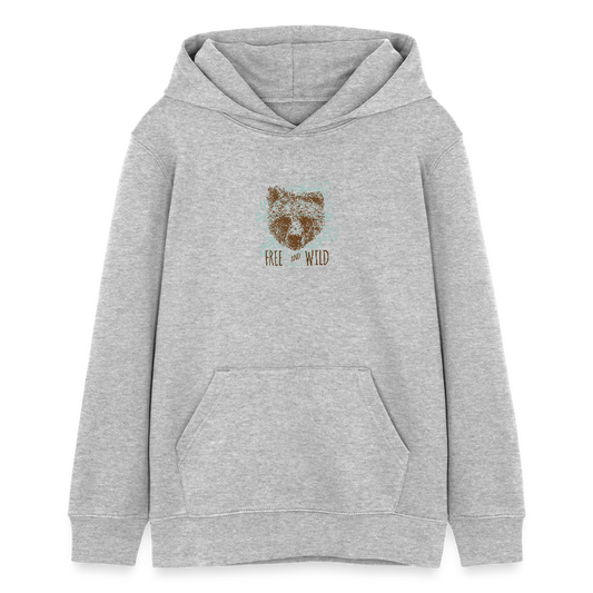 Stanley/Stella Tiener bio-hoodie Mini Cruiser - grijs gemêleerd