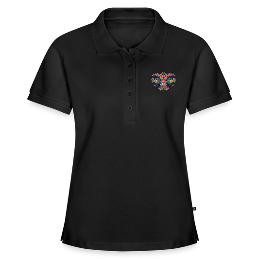 Vrouwen Premium Bio Poloshirt - zwart